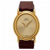 Piaget Oval Cal. 7p2 18kt Yellow Gold Watch