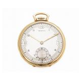 Tiffany & Co. 14kt Yellow Gold Manual Pocket Watch