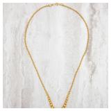 14kt Yellow Gold Graduated Bead Necklace