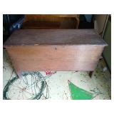 Antique blanket chest 47" by 24" tall w/