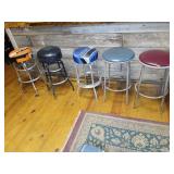 Five barstools