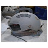 Porter Cable industrial 14" chop saw works