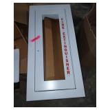 Wall mount new in box fire Extinguisher case 13"