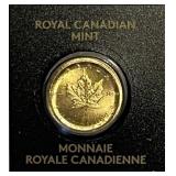 Royal Canada 1 Gram GOLD .999