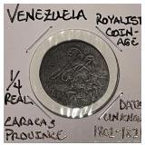 Venezuela Royalist Coinage - details