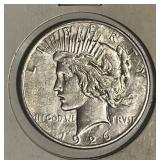 US 1926S Silver PEACE Dollar