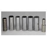 ASSORTED DEEP WELL SOCKETS 1/2 DRIVE