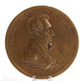 1829 BRONZE ANDREW JACKSON INDIAN PEACE MEDAL