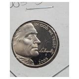 2005-S Proof Jefferson Nickel