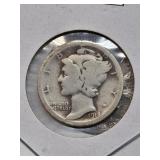 1918-D Silver Mercury Dime