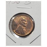 AU 1956-D Wheat Penny