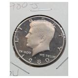 1980-S Clad Proof Kennedy Half Dollar