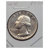 1966 Clad Proof Washington Quarter