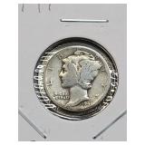 1941 Silver Mercury Dime