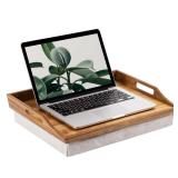 Rossie Home Lap Trays 17.5-in Brown Lap Desk