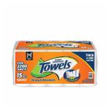 15 Mega Rolls Paper Towels Member