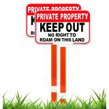 Private Property Sign  14x10"