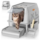 Stainless Steel Cat Litter Box with Lid  XL