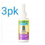 3pk Spring Valley Liquid B Complex  Berry  2 fl oz