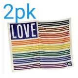 2pk. 3x5 ft Love Rainbow Flag