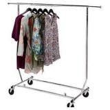 Single-Rail Collapsible Rack in Chrome