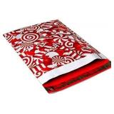 100pk Poly Mailers 10x13in Self Seal Candy Cane