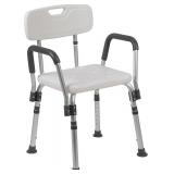 Bath & Shower Chair Quick Release Back & Arm 300lb