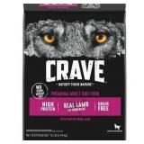 12lb Crave Grain Free Adult Dry Dog Food