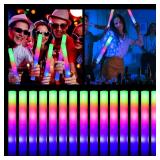 10pc  LED Foam Glow Sticks  3 Modes