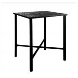 Daytona Table w/ Umbrella Hole  Black  32x32in