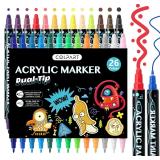 2pk Acrylic Paint Pens Dual Tip-26 Colors