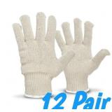 12pr LG Heavyweight Cotton/Poly String Gloves