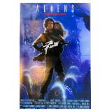 Aliens cast signed movie poster