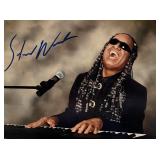 Stevie Wonder signed photo