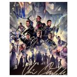 Avengers cast signed movie photo