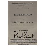 Patrick Stewart signed program