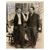 The Honeymooners Art Carney and Jackie Gleason sig