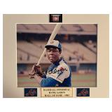 Hank Aaron signed photo