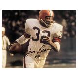 Jim Brown signed photo