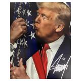 Donald Trump signed photo