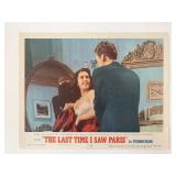 The Last Time I Saw Paris original 1954 vintage lo