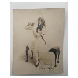 Mary Pickford signed photo