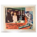 Easy Living original 1949 vintage lobby card