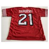 Deion Sanders signed jersey- JSA