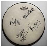 The Rolling Stones signed drum head