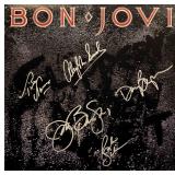 Bon Jovi signed Slippery When Wet album