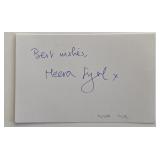 Meera Syal original signature