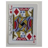 signed playing card