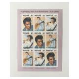 Elvis Presley 15th Anniversary Stamp Set - Nevis