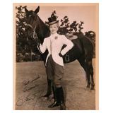 Lana Turner signed portrait photo